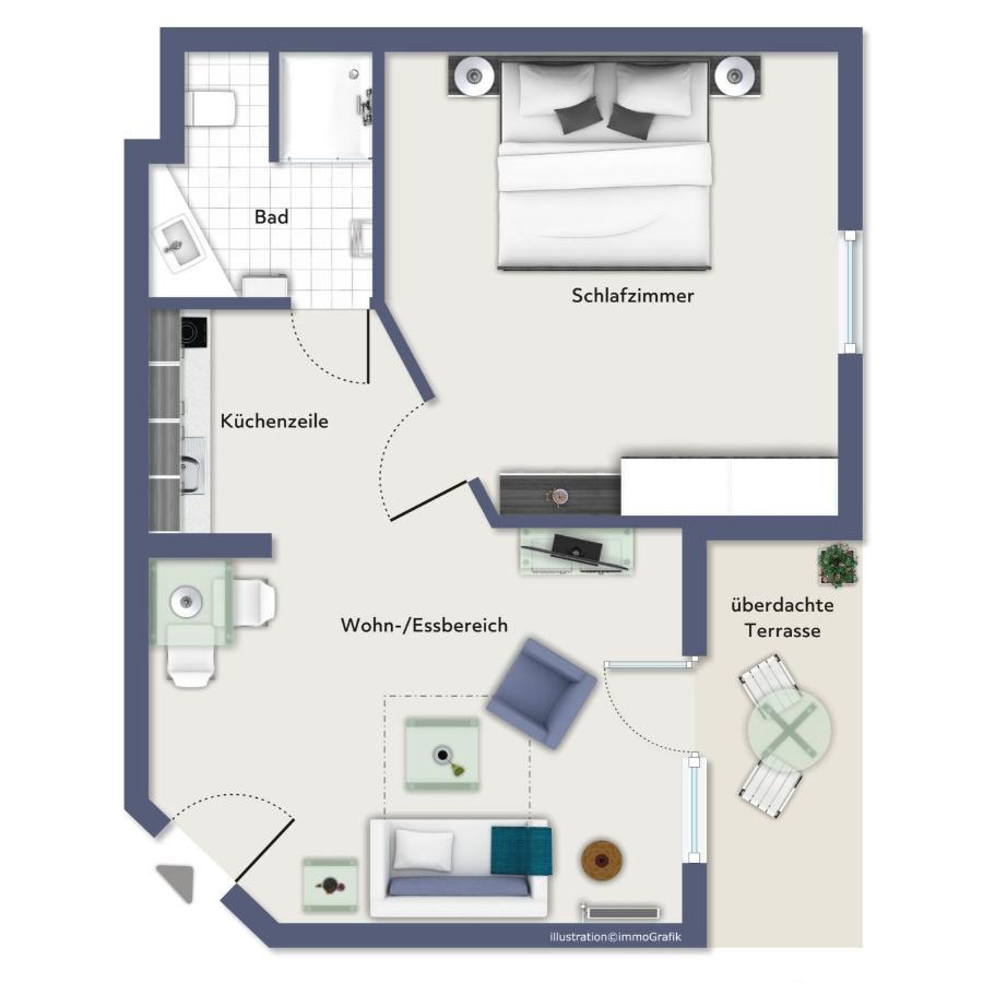 Schaumburg Wohnung 04 Ostseebad Kühlungsborn Esterno foto